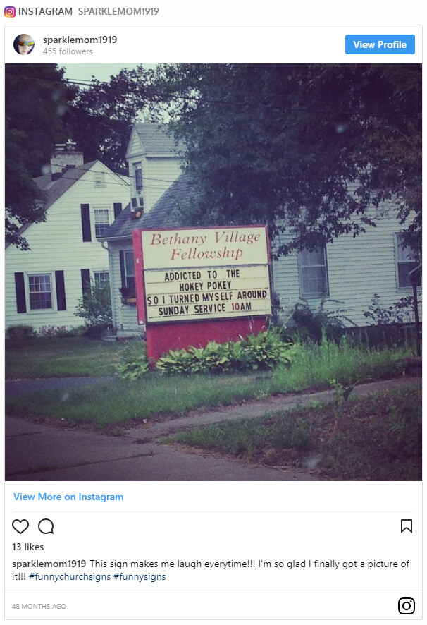 101 Funniest Church Sign Sayings