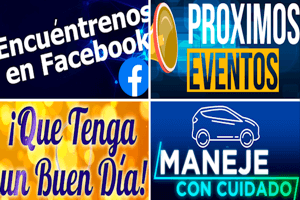 Over 100 Spanish-Language Graphics in Our Constantly Expanding Media Library!