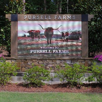 LED Sign for Pursell Farms