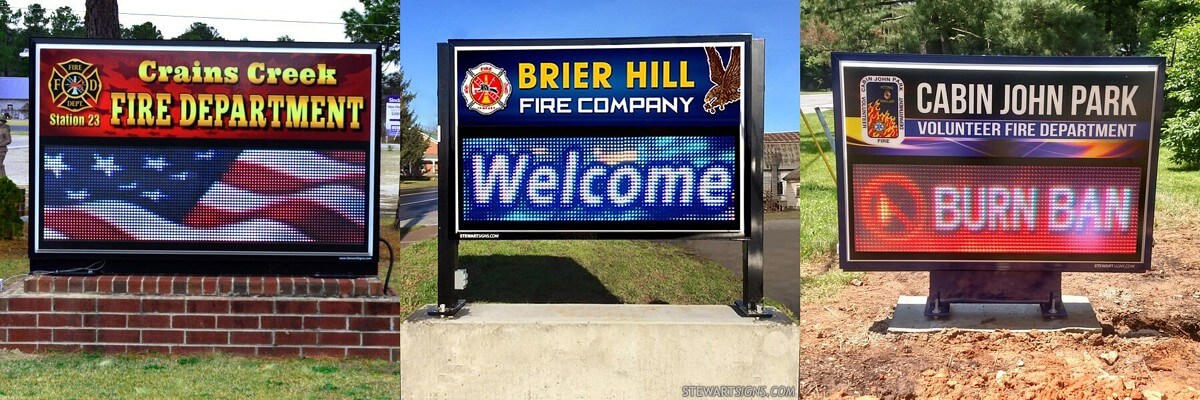 Fire Department LED Signs