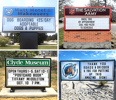 Changeable Letter Signs