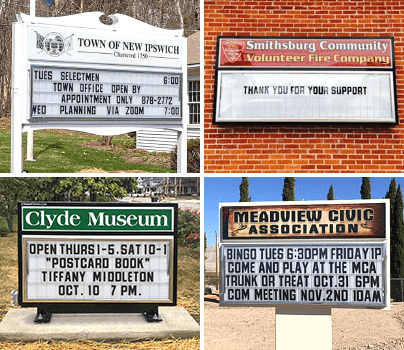 Changeable Letter Signs