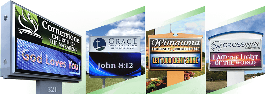 Outdoor LED Church Signs