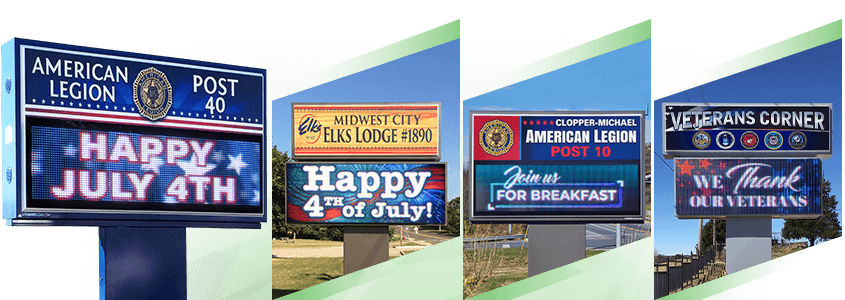 Outdoor LED Civic Signs