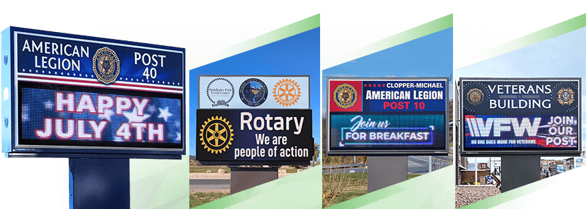 Outdoor LED Civic Signs