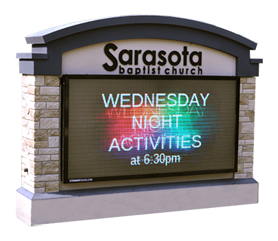 Monument LED Sign