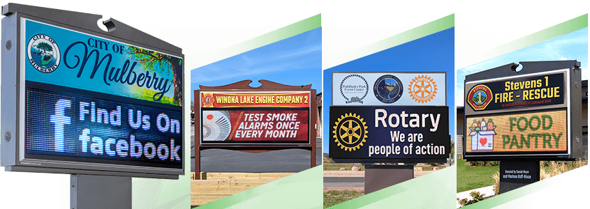 Outdoor LED Municipal Signs