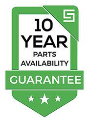 10-Year Parts Availability Guarantee