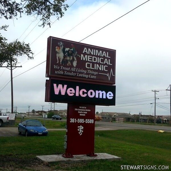 Business Sign for Animal Medical Clinic