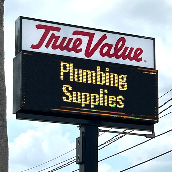 Business Sign for Best True Value