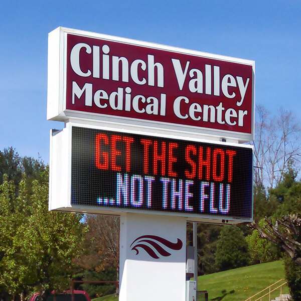 Business Sign for Clinch Valley Medical Center