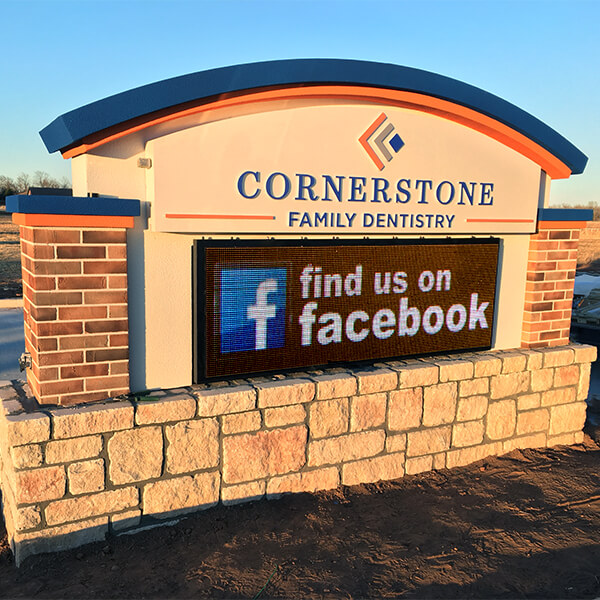 Business Sign for Cornerstone Dental