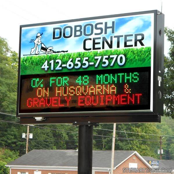 Business Sign for Dobosh Center