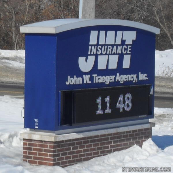 Business Sign for Health and Wellness Center