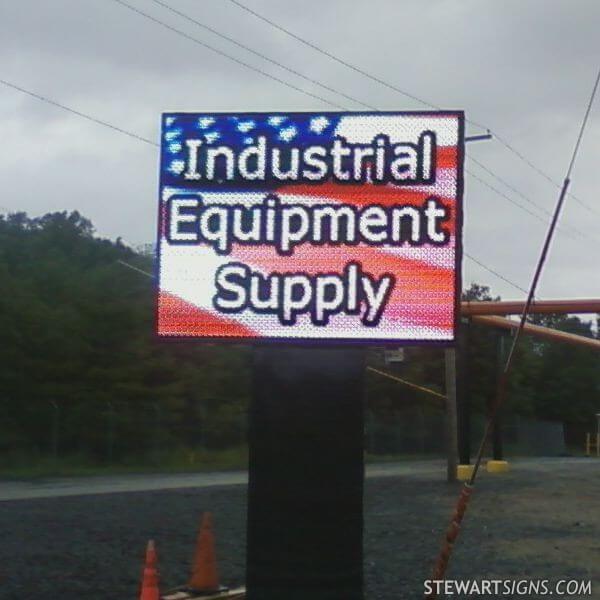 Business Sign for Industrial Equipment Supply