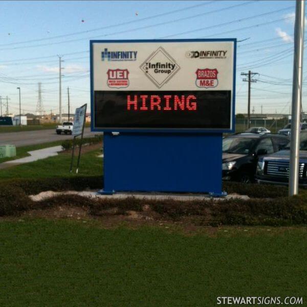 Business Sign for Infinity Group