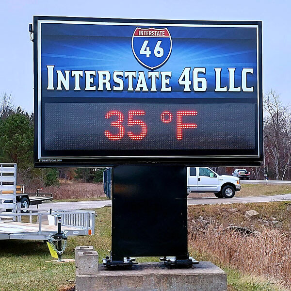 Business Sign for Interstate 46 LLC