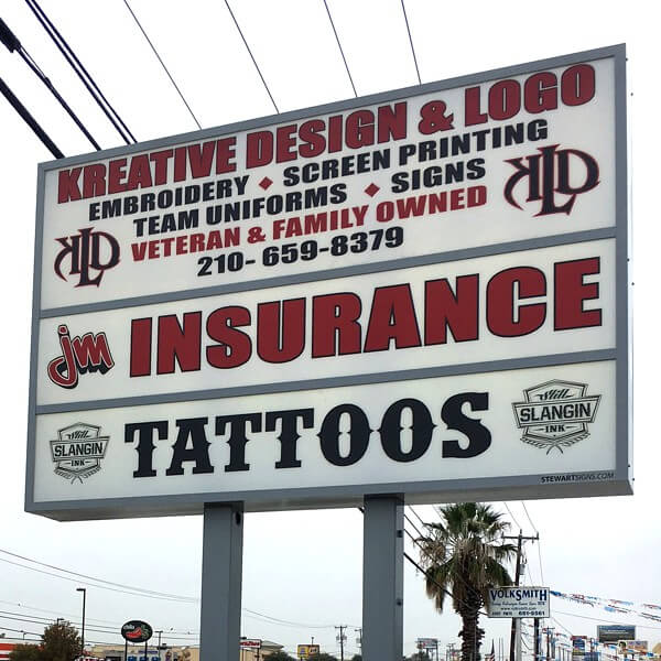 Business Sign for Kd Logo