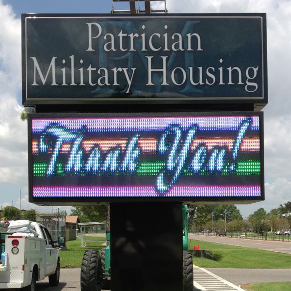 Business Sign for Patrician Management