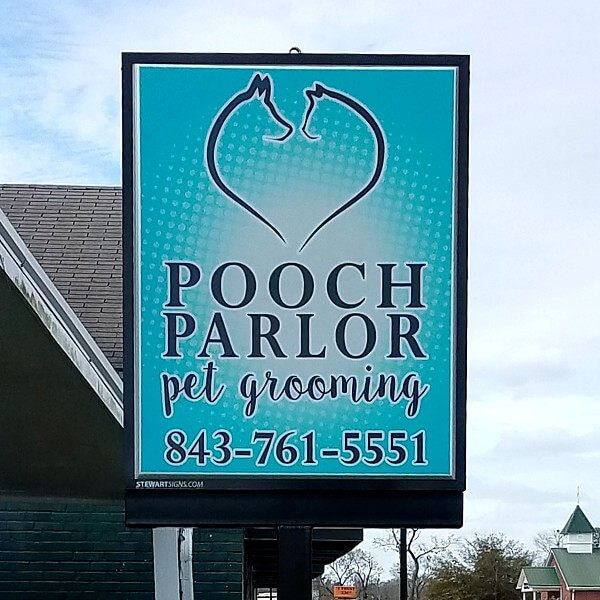 Business Sign for The Pooch Parlor