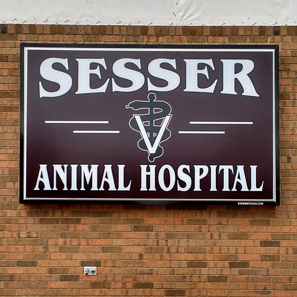 Business Sign for Sesser Animal Hospital, Inc.