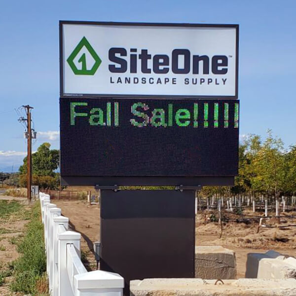 Business Sign for Siteone Landscaping
