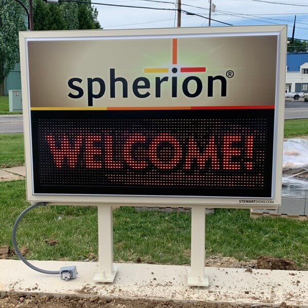 Business Sign for Spherion Staffing Services