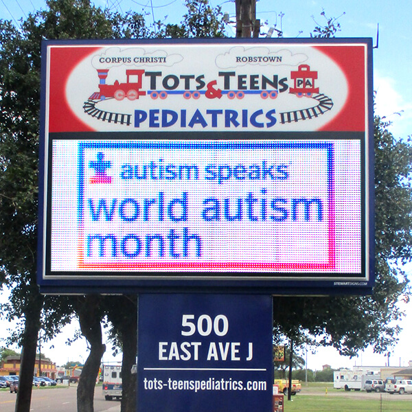 Business Sign for Tots & Teens Pediatrics