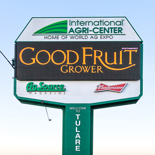 Business Sign for International Agri-center