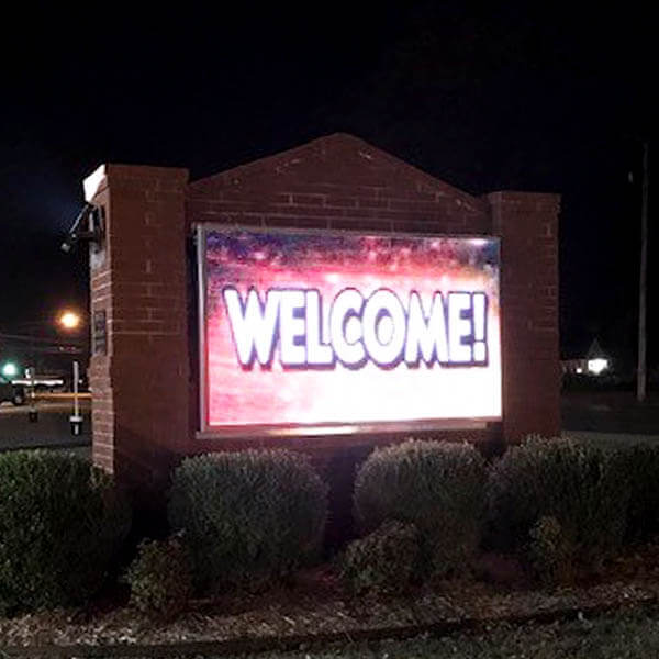 Church Sign for Abundant Life