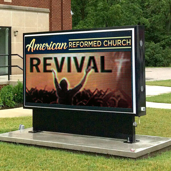 Church Sign for American Reformed Church