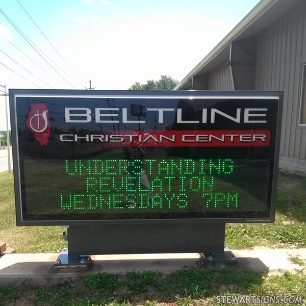 Church Sign for Beltline Christian Church