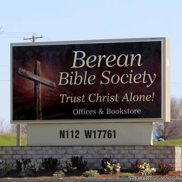 Church Sign for Berean Bible Society