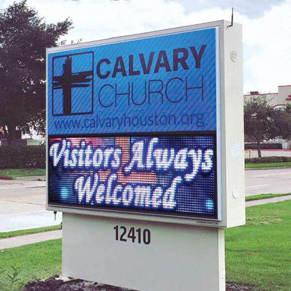 Church Sign for Calvary Church