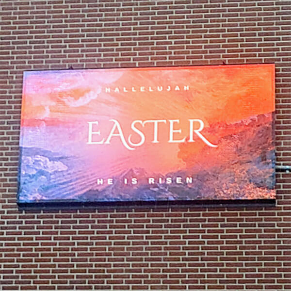 Church Sign for Central Baptist Church