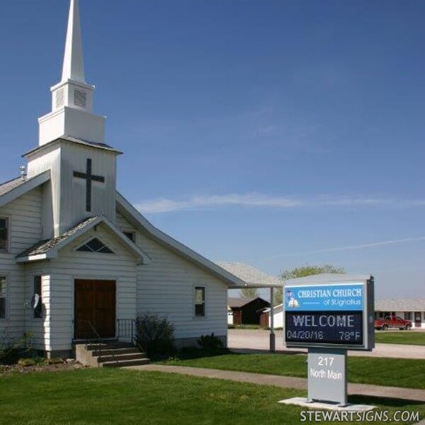 Church Sign for Christian Church
