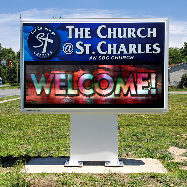 Church Sign for The Church @ St. Charles