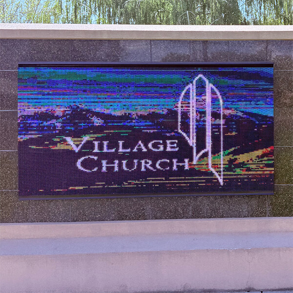 Church Sign for College Place Village Seventh-day Adventist Church