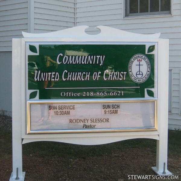Church Sign for Community United Church of Christ