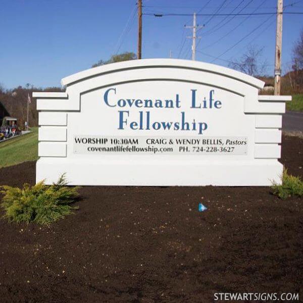 Church Sign for Covenant Life Fellowship