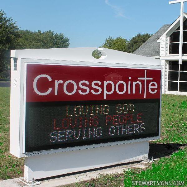 Church Sign for Crosspointe