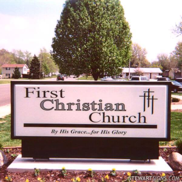 Church Sign for First Christian Church