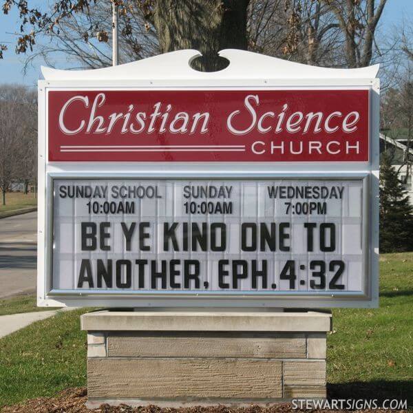 Church Sign for First Church of Christ, Scientist