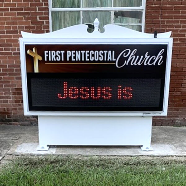 Church Sign for First Pentecostal Church