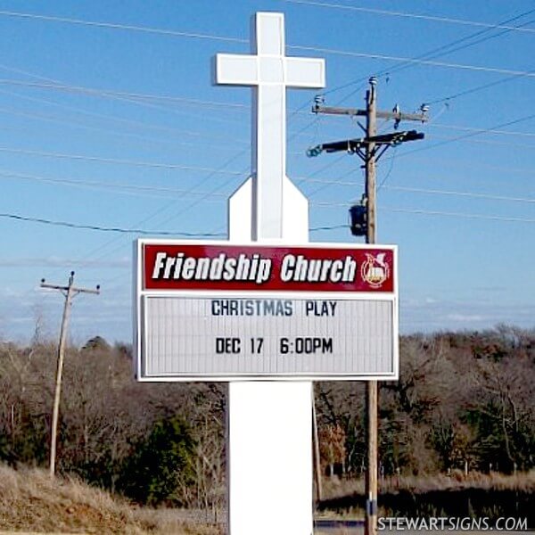 Church Sign for Friendship Church