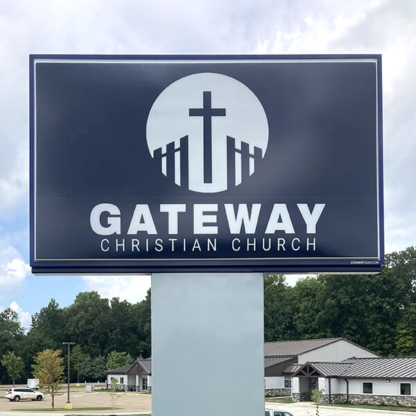Church Sign for Gateway Christian Church