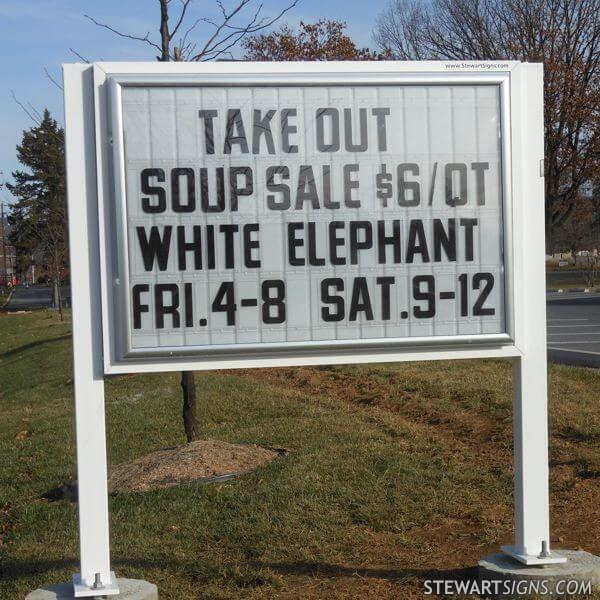 Church Sign for Good Shepherd United Church