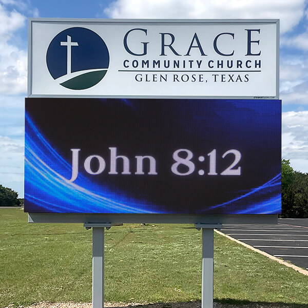 Church Sign for Grace Community Church