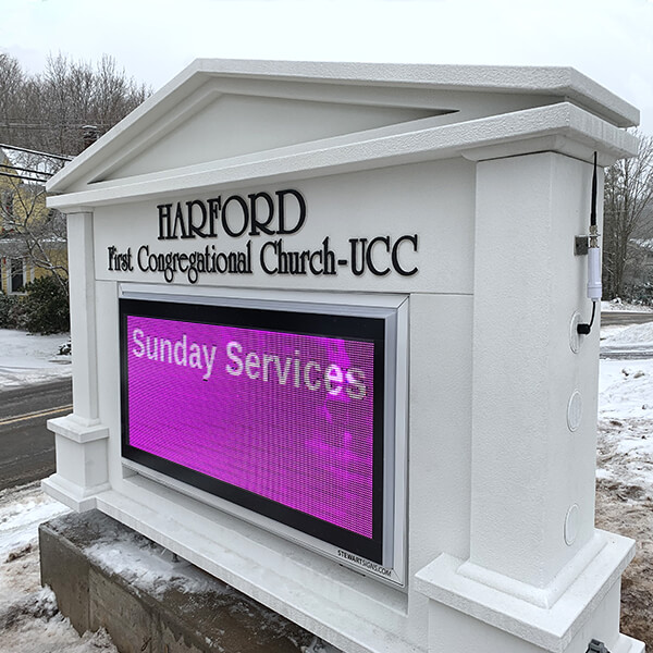 Church Sign for First Congregational United Church of Christ