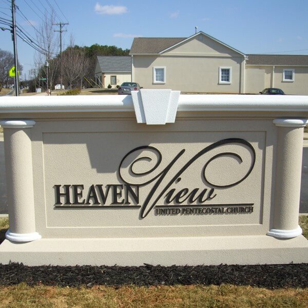 Church Sign for Heavenview United Pentecostal Church